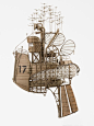 / magnificent cardboard airship by jeroen van kesteren /