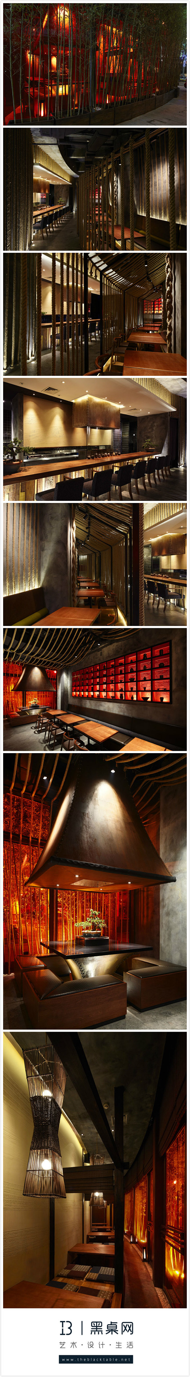 #室内设计# 东京知名餐厅“Edo Ro...