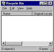 Trash can in Windows...