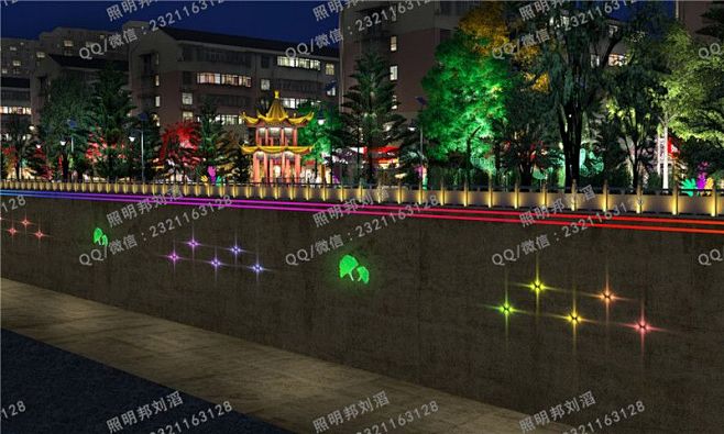 夜景亮化工程,夜景三维动画,夜景效果图,亮化效果图,照明设计(35图)_@照明邦刘滔收集_花瓣建筑设计照明动画设计,3D灯光设计,3D夜景动画设计0
