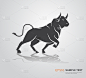 ox bull buffalo icon chinese happy new year poster