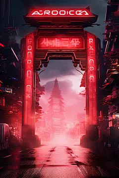 机械感开门红元素背景图片