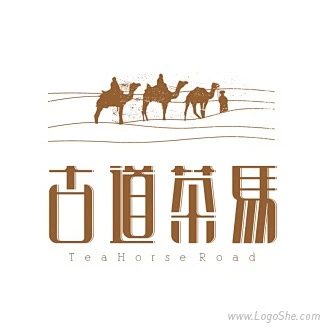 古道茶马字体Logo设计-花瓣网