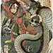 日本江户时代浮世绘大师歌川国芳的《通俗水浒传豪杰百八人物图》