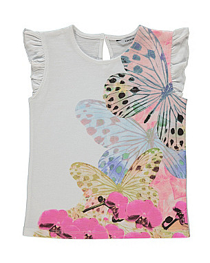 Butterfly Print Top