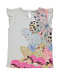 Butterfly Print Top