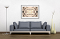 room with a grey sofa by Markus Gann on 500px