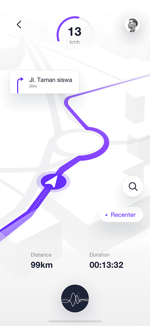 路线导航设计图-美叶