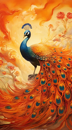 忧愁的吗喽采集到插画设计-国潮神兽