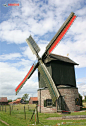 荷兰风车风光图片素材