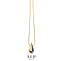 全新ALP JEWELRY11.0系列泪的记忆网红设计师间金香薰泪滴毛衣链-淘宝网