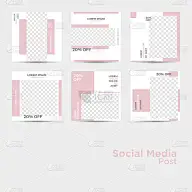 Social Media Template Frame