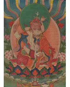 【唐卡】_莲花生大士-花瓣网|陪你做生活的设计师 | 热身才不伤手腕