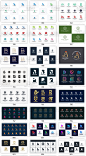字母系列B LOGO商标设计vi素材包 ai矢量源文件淘宝店标微商标志-淘宝网