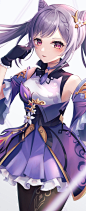 二次元少女   原神   刻晴