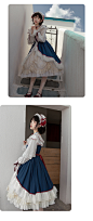 【白雪姬op】withpuji原创设计 lolita洋装 肩膀下拉两穿 大裙摆-淘宝网