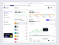 Kryptosan - Stock Market Dashboard Platform analytics animation charts coin component crypto dashboard design dipa inhouse finance graphs hover money product product design saas stock market ui ui design web app