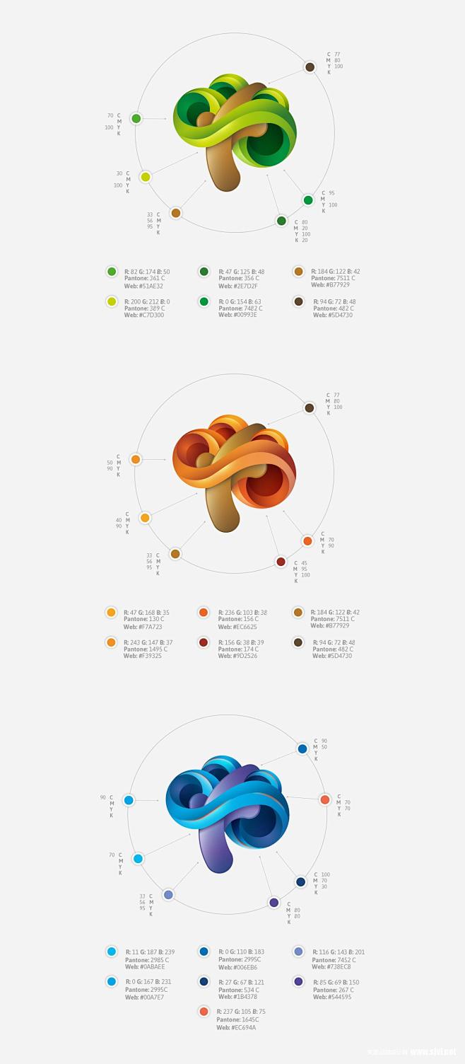 大树logo/大脑logo/临床中心品牌...