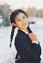 【初雪】_人像_POCO摄影,胶片,少女,日系,追光
