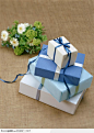 礼物饰品-漂亮的蓝色盒子