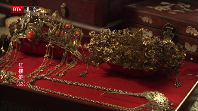 新版红楼梦道具场景古风黛玉宝玉古典刺绣