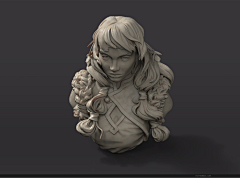 小铜钱儿采集到【Zbrush】——头像