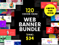 Improve the look of your social media pages as well as blog or website and attract more clicks on your posts with new Web Banners Bundle!

Made with attention to details, the banners follow the latest design trends and are optimized for different social n