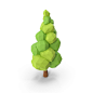 Low Poly Tree Object