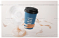 外卖咖啡杯纸质一次性饮料咖啡杯样机咖啡杯品牌VI设计提案VI素材-淘宝网