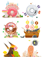 Donuts go crazy : Assets for the game "Donuts Go Crazy" by Space Inch.