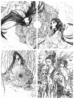 -星星很如意-采集到线稿
