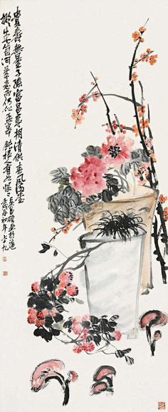 采集hyf眼睛鱼采集到国画梅花梅花照影清浅溪,玲珑碎玉嵌颇黎.