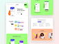 Landing page for Kara.ai emoji colors agency me ui ux design website home landing