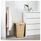BRANKIS 班克斯 洗衣篮 - IKEA : IKEA - BRANKIS 班克斯, 洗衣篮, 塑料支脚避免洗衣篮受潮。内衬易于拆卸，您可轻松将其拆下清洗，亦可用它将待洗衣物放在里面拿到洗衣机旁。