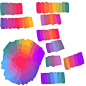 stlop整理的调色盘，各种看起来比较舒服的配色/色系（source：O页链接 ）@北坤人素材