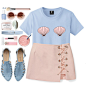 A fashion look from April 2016 featuring thermal tops, sexy mini skirt and urban style flats. Browse and shop related looks.