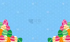 贺卡,复活节彩蛋,地形,春天,绿色,木制,闪亮的,幻想,梦想