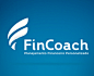 FinCoach金融培训公司标志设计/f字母logo设计
