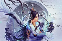 一组画风不错的古风人物插画作品！风格虽然不同但是很有观赏性！