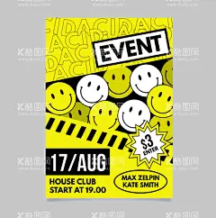 表情包海报  - 源文件下载【酷图网】创意,潮流,时尚,卡通,笑脸,表情包,几何线条,字母排版,设计,海报,AI,图案,图形,矢量,素材,