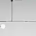 点与线构成的吊灯丨设计：Michael Anastassiades。灯具设计给人以精美极简的平衡美感，每一组灯具宛如一个个体操吊环运动员在空中亮相，虽然纤细且不对称却力量感十足。设计师谈到：“没有人能够复制自然界的光线，然而幸运的是在灯具的设计过程中，我却有幸能够捕获到其中的一些奥秘”。 
