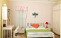 韩式风格儿童房间布置图片