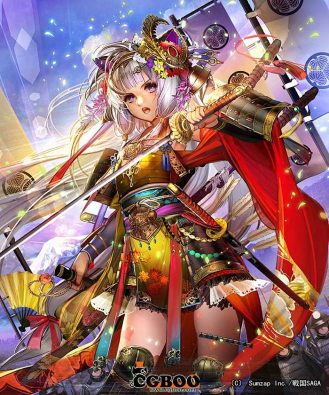 华丽丽精致日系卡牌来袭丨p站画师liduke作品大神们呀cg帮美术资源网