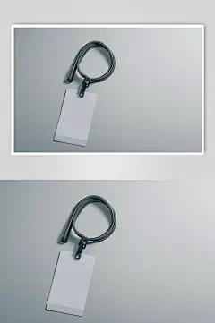 AI数字艺术工作牌设计素材样机-众图网