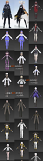 战双帕弥什 二次元3D角色模型怪物武器Q版人物全套美术素材 立绘-淘宝网
