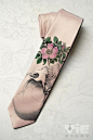 Men's halloween wedding necktie. Dia de los muertos by tiestory@北坤人素材