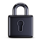Lock (front view) - 60款黑色金融理财3D图标合集 3D Crypto Icon Set