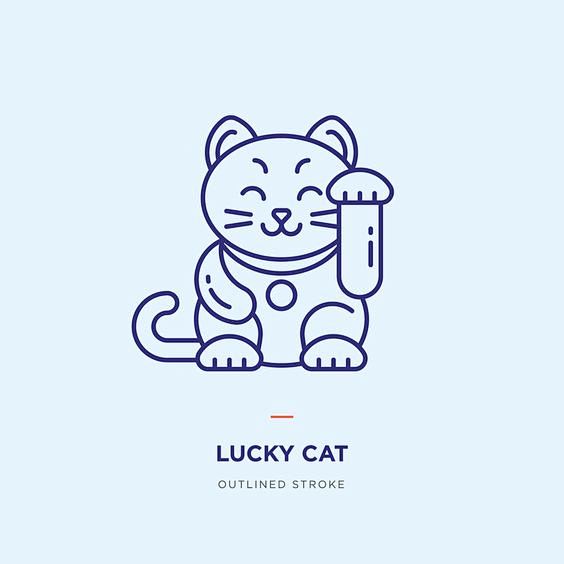 Lucky cat flat line ...