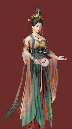 云垂王妃采集到服饰造型与人物场景