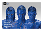 ID:1055157大图-“蓝漆人”-阿迪达斯体育服装平面广告